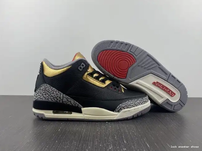 Reps LUCY WMNS Black Jordan CK9246-067 Gold 3 Air 0501